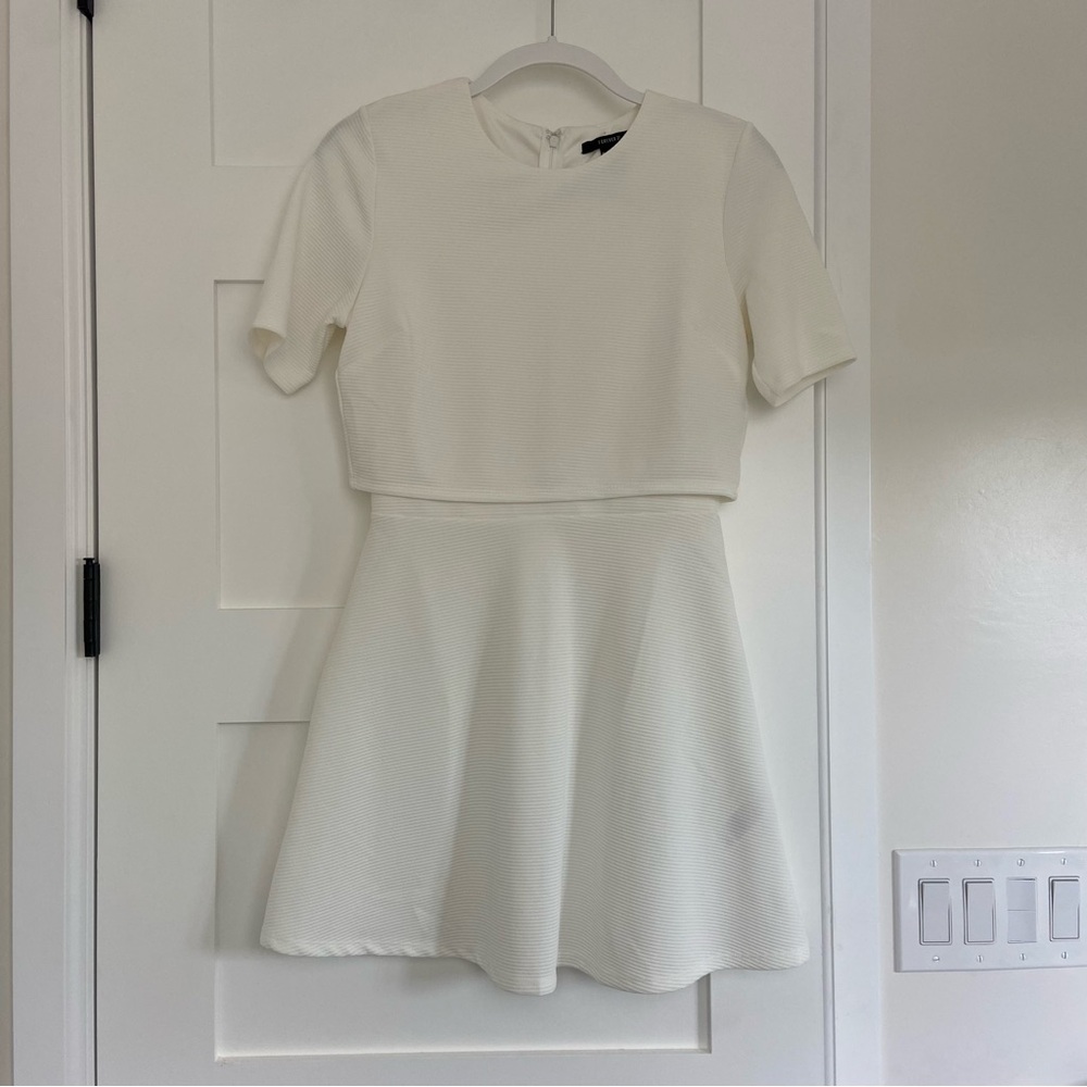 Skater-skirt style White Dress